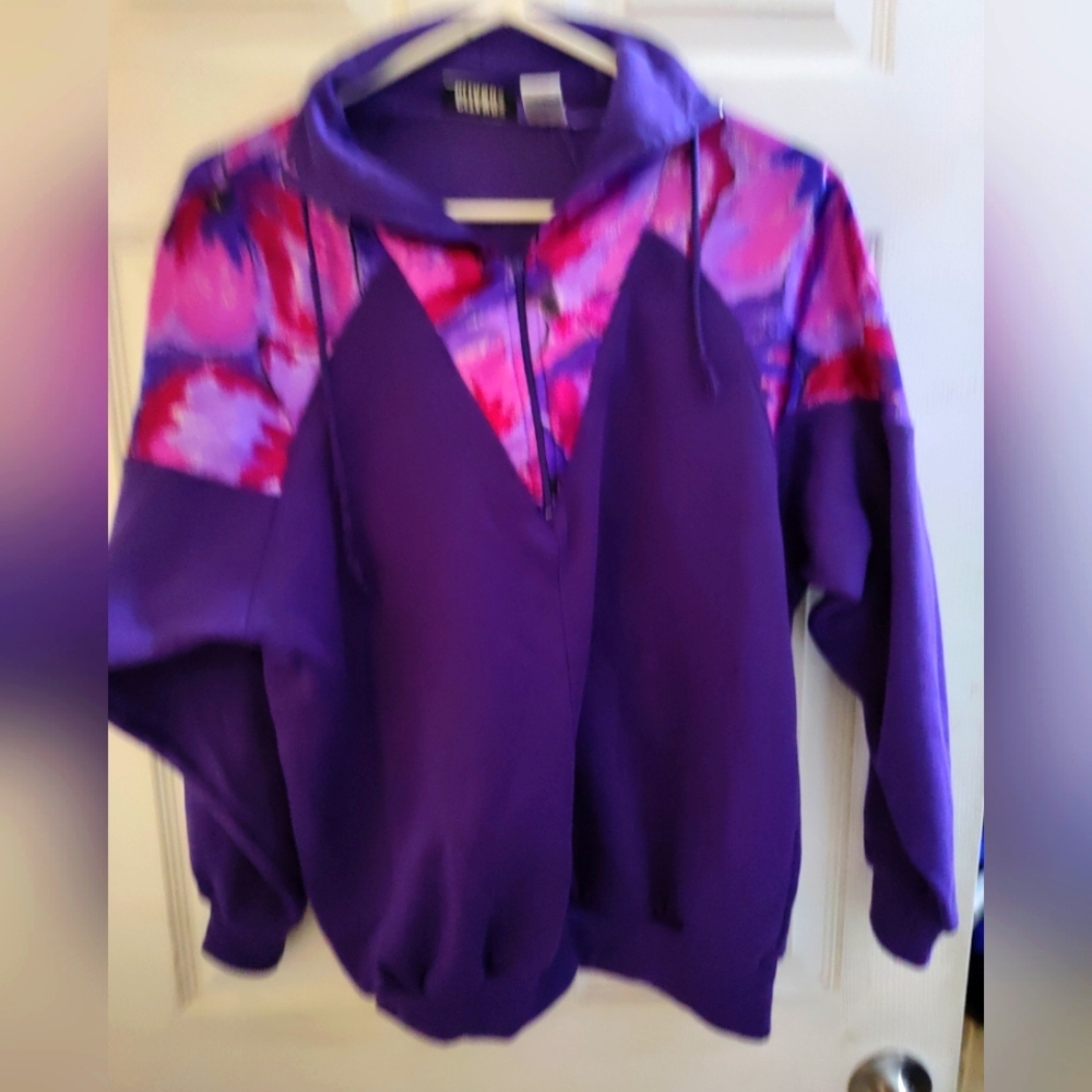 Gitano Vintage 80's Size S  Purple Sweatshirt